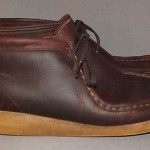 CLARKS Style 86256  Leather Chukka Mens Size 9.5M Cordovan Brown(CLEAN)