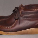 CLARKS Style 86256  Leather Chukka Mens Size 9.5M Cordovan Brown(CLEAN)