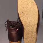 CLARKS Style 86256  Leather Chukka Mens Size 9.5M Cordovan Brown(CLEAN)