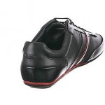 Hugo Boss Red Men’s Tartios Sneakers In Black (50261212-001)