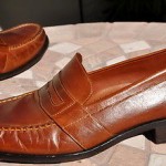 Cole Haan brown tan penny loafer 11 M D men’s shoes leather