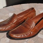 Cole Haan brown tan penny loafer 11 M D men’s shoes leather