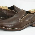Cole Haan Nike Air Canton Leather Brown Slip On Loafers Men’s EUC Shoes 8.5 M