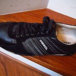 Diesel PARAPAT Men’s Leather Fashion Sneakers, F7-03-ME, Size 12
