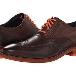COLE HAAN Mens Colton Winter Wing Oxford Shoes Chestnut Leather 11 M