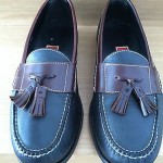 Cole Haan Black Brown Pinch Tassel Loafers Brown Leather Size 10 D  Men’s