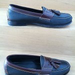 Cole Haan Black Brown Pinch Tassel Loafers Brown Leather Size 10 D  Men’s