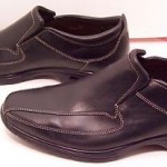 Cole Haan Nike Air Everett  Black Leather Slip On Loafer Mens Shoes  10 1/2 M