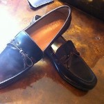 “VINTAGE” CLASSY BLACK/BROWN COLE HAAN COLLECTION STRING TIED MOCS SZ9.5(M) WOW!
