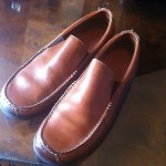 “VINTAGE” SUPER SHARP AND COMFY TWO~TONE “COLE HAAN DRIVING MOCS” SZ10(M)VIBRAIM