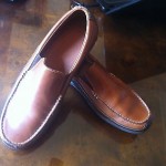 “VINTAGE” SUPER SHARP AND COMFY TWO~TONE “COLE HAAN DRIVING MOCS” SZ10(M)VIBRAIM