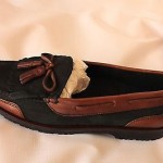 Cole Haan Stadium Shawl Black Leather Fringe Tassel Loafer Shoe NEW Size 9
