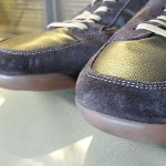 Cole Haan Black Leather Brown Suede Nike Air Size 13 Casual Comfort Shoes