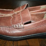 Mens COLE HAAN Leather Loafers size 9.5 Medium Slip-on shoes