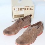 Diesel Konga Men’s Oxford Shoes Sz US 9 / EU42  Khaki Suede Lace up Dress work