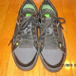HUGO BOSS MENS BLACK LACE-UP SNEAKERS /SHOES SIZE 42