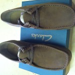 Clarks men wallabee Lo ( color beeswax ) 11m