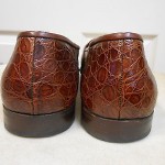 COLE HAAN GENUINE CROCODILE BROWN LOAFERS SHOES MENS 11.5 M