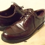 MEN’S COLE HAAN BURGUNDY SLIP TOE LACE SHOES SIZE 12M