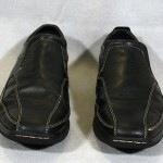 COLE HAAN NIKE AIR BLACK LEATHER SLIP ON LOAFERS 9 M MENS CASUAL SHOES