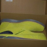 RARE Cole Haan Lunargrand Lunar Grand Volt Yellow Gray SUEDE Leather Wingtip 12M