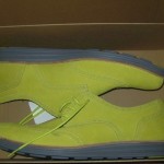 RARE Cole Haan Lunargrand Lunar Grand Volt Yellow Gray SUEDE Leather Wingtip 12M