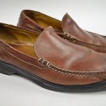 COLE HAAN NIKE AIR Men’s Brown Leather LOAFERS Slip On SHOES Size 14 W