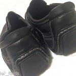 Cole Haan Mens Leather Suede Black Velcro Slip On Loafers Size 14