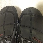 Cole Haan Mens Leather Suede Black Velcro Slip On Loafers Size 14