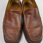 COLE HAAN NIKE AIR Men’s Brown Leather LOAFERS Slip On SHOES Size 14 W