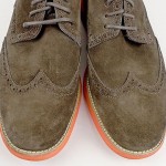 Cole Haan Lunargrand Size 12 Mens Tan Suede Wing Tip Oxfords