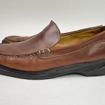 COLE HAAN NIKE AIR Men’s Brown Leather LOAFERS Slip On SHOES Size 14 W