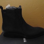New in box, Men Hugo Boss Vermins leather black boots size 11.5