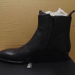 New in box, Men Hugo Boss Vermins leather black boots size 11.5