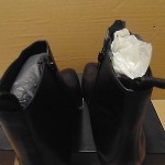 New in box, Men Hugo Boss Vermins leather black boots size 11.5