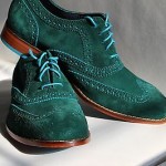 Cole Haan NEW Air Colton Wingtip Oxfords GREEN Sz 8.5 W Orig $198