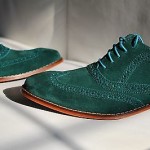 Cole Haan NEW Air Colton Wingtip Oxfords GREEN Sz 8.5 W Orig $198
