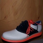 $248 Cole Haan LUNARGRAND Lunar Grand Nike Orange Black Saddle Shoe 11 M 11M NWT