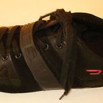 DIESEL MEN’S ZOLKIN SHOES BLACK/POPPY RED SIZE US 10 EUR 43 JPN 28