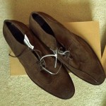 To Boot New York NY CARR Brown Suede Leather Wingtip Shoes 12 NEW Cole Haan Box