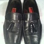 COLE HAAN Leather Tassel Loafer Black, Size 9.5M Men