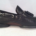 COLE HAAN Leather Tassel Loafer Black, Size 9.5M Men
