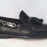 COLE HAAN Leather Tassel Loafer Black, Size 9.5M Men
