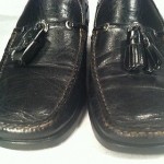 COLE HAAN Leather Tassel Loafer Black, Size 9.5M Men