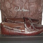 NIB COLE HAAN GUNNISON II CROCODILE C MENS CASUAL DRESS SHOES SIZE 13