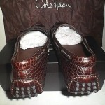 NIB COLE HAAN GUNNISON II CROCODILE C MENS CASUAL DRESS SHOES SIZE 13