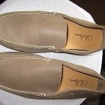 NWOB Mens COLE HAAN NIKE AIR Loafers Slip On Shoes Size 8 M Tan Suede C06027