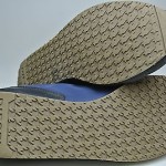 DIESEL Size US 11 eur 44.5 A-Head Men Athletic Shoes Blue Mesh Suede