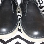 Men Clarks Originals Black Leather Desert Boots Shoes Lace Ups Size 9
