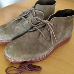 Cole Haan Lunargrand Chukka Milkshake/Brick Suede . Nike sole.10.5 NEW. C11184